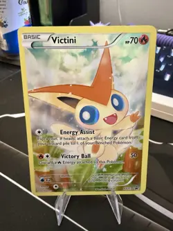 Pokemon TCG Victini XY117 Full Art Black Star Promo XY - Image 1