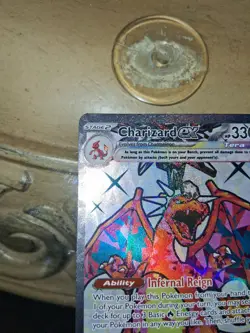 🔥TCG Pokemon Charizard ex 215 SV03 Obsidian Flames holo Illustration Rare - Image 4