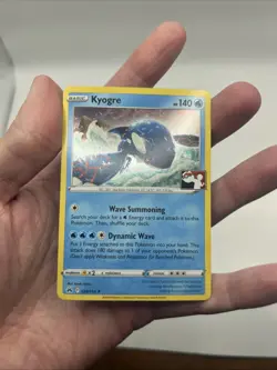 036/159 Kyogre Prize Pack Series 4 Stamped Pokemon TCG Crown Zenith Cosmos Holo - Image 4