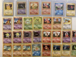 Pokemon Base Set Lot of 70, Shadowless Pikachu Red Cheeks, Japanese, shadowless - Image 2