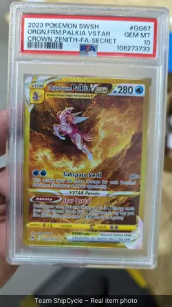 2023 Pokemon Crown Zenith Gold Set Giratina Palkia Dialga Arceus PSA 10 G2U - Image 4