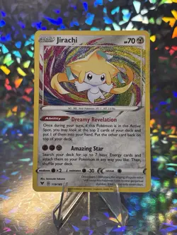 Pokemon TCG Jirachi 119/185 Vivid Voltage Amazing Rare Holo 2020 MP - Image 1