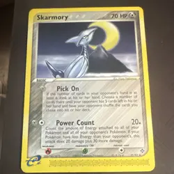 Pokemon Skarmory 21/97 EX Dragon Regular Rare 2003 Basic 70HP Metal - Image 5