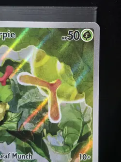 Pokemon Caterpie 172/165 Illustration Rare Scarlet & Violet 151 Full Art NM- - Image 4