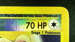 Clefable 7/165 Reverse Holo Pokemon Expedition 2002 Vintage LP - Image 5
