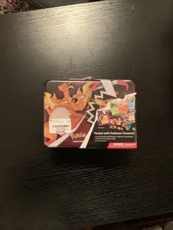 NEW - Pokemon TCG Fall 2020 Collectors Chest Tin Lunchbox 5 Booster Packs SEALED - Image 1