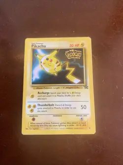 Pokemon TCG Pikachu Wizards Black Star Promos 4 Promo MP LV 13 #25 - Image 1