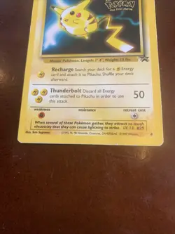 Pokemon TCG Pikachu Wizards Black Star Promos 4 Promo MP LV 13 #25 - Image 4
