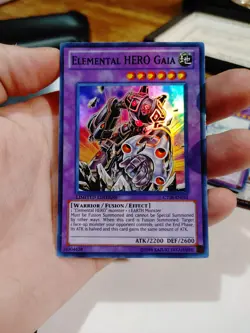 Yugioh Elemental HERO Gaia CT08-EN011 Limited Edition Super Rare - Image 1
