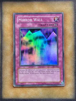 Yugioh Mirror Wall PSV-016 Super Rare Original Print LP - Image 1