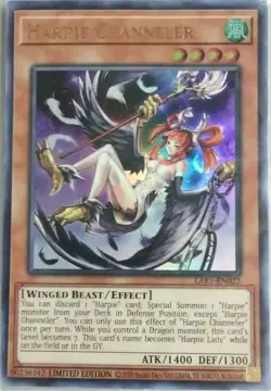 Near Mint Harpie Channeler - LART-EN022 - Ultra Rare - Limited Edition - YuGiOh - Image 1