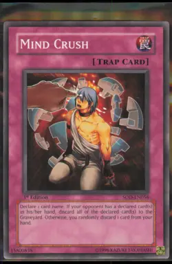 Mind Crush - SOD-EN056 - Common - 1st Edition - NM - Yugioh - Image 1