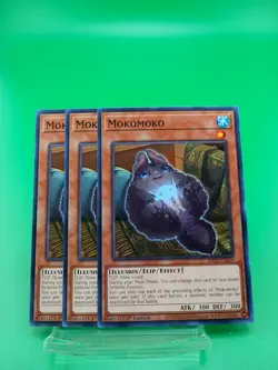 Yugioh! 3x Mokomoko PHNI-EN033 Common 1st Ed NM - Image 1