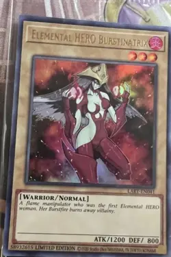 YuGiOh - Elemental Hero Burstinatrix LART-EN041 SEALED FREE SHIPPING NM ULTRA - Image 1