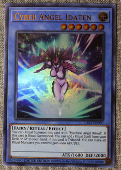 Yu-Gi-Oh! TCG Cyber Angel Idaten Lost Art Promotion LART-EN050 Limited... - Image 1