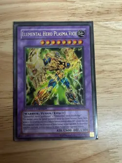 Yugioh Elemental HERO Plasma Vice CT04-EN006 Secret Rare Limited Edition NM - Image 1