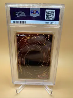 YuGiOh Elemental Hero Darkbright TAEV-EN042 1st Edition PSA 8 NM-MT - Image 2