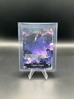 One Piece OP10-002 Caesar Clown Alt Art Leader Royal Bloodline English - Image 1