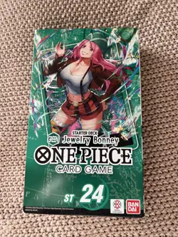 ONE PIECE JEWELRY BONNEY 24 TCG Sealed Starter Deck Bandai - Image 1