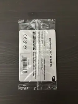 Pokemon Reshiram Phantasmal Flames Stamped Promo Card TCG Barnes Noble Sealed - Image 2