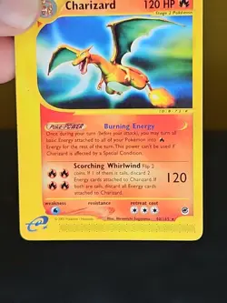 Pokemon 2002 Expedition Charizard Non-Holo Card 40/165 Rare - Image 4