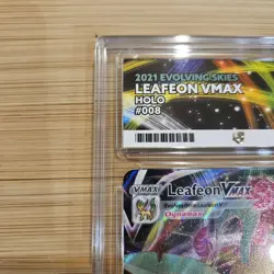 Leafeon VMAX Evolving Skies 008/203 Holo Ultra Rare TCG Pokemon card Ace 9 slab - Image 2