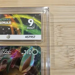 Leafeon VMAX Evolving Skies 008/203 Holo Ultra Rare TCG Pokemon card Ace 9 slab - Image 4