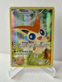 Pokemon TCG 2016 XY Victini XY117 Full Art Black Star Promo ENGLISH Card - NM - Image 1