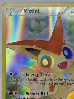 Pokemon TCG Victini XY117 Full Art Black Star Promo XY - Image 3