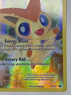 Pokemon TCG Victini XY117 Full Art Black Star Promo XY - Image 5