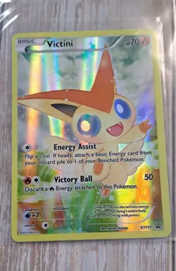 Pokemon TCG Victini XY117 Full Art Black Star Promo - Image 2
