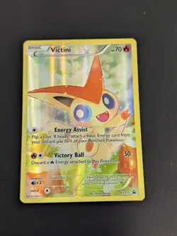 Victini XY117 Holo Full Art Pokemon TCG XY Black Star Promo 2016 NM - Image 1
