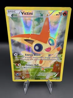 Victini XY117 Holo Full Art Pokemon TCG XY Black Star Promo 2016 - Image 1