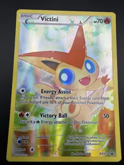 Victini XY117 Holo Full Art Pokemon TCG XY Black Star Promo 2016 - Image 3