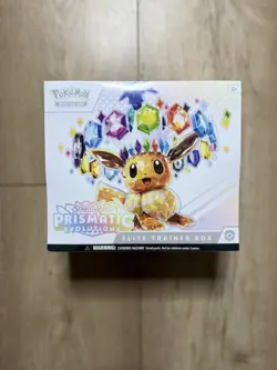Pokemon TCG Prismatic Evolutions ETB Elite Trainer Box Factory Sealed No Tears! - Image 1