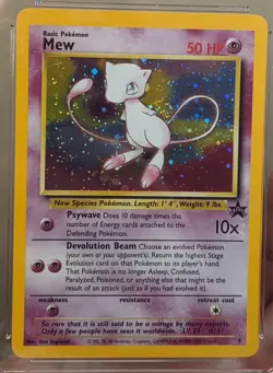 2000 POKEMON PROMO BLACK STAR POKEMON LEAGUE #9 MEW-HOLO CGC 9 *SWIRL* - Image 4
