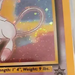 MEW BLACK STAR PROMO #9 HOLO SWIRL CGC 8 NEAR MINT/MINT POKEMON WOTC - Image 5