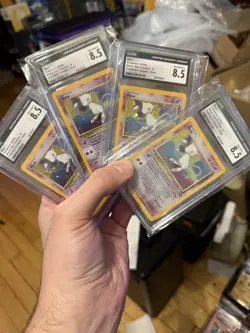 Black Stars Promo -9 MEW Pokemon League (2000) HOLO CGC 8.5 - Image 1