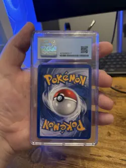 CGC 8.5 NM/ MINT + Pokemon Mew #9 Holo Black Star Promo 2000 League Rare W Swirl - Image 2