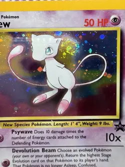 CGC 8.5 NM/MINT+ MEW SWIRL Holo Black Star Promo Pokemon League #9 TCG (2000) - Image 3