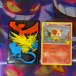 Pokemon Card Fennekin 14/25 Holo 25th Anniversary Mcdonalds NM - Image 3