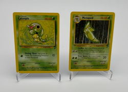 Pokemon Trading Card Game TCG Base Set 2 Caterpie & Metapod 68/130 - 81/130 - Image 1