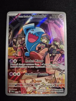 Team Rocket's Wobbuffet 203 Sv: Scarlet & Violet Promo Cards Holo (P-30) - Image 1