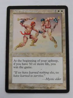 Test of Endurance Judgement Enchantment Magic the Gathering TCG Trading Card Mtg - Image 1