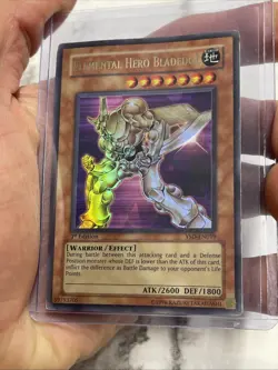 Yu-Gi-Oh! Elemental Hero Bladedge YSD-EN019 1st Edition Ultra Rare MP/LP Card - Image 1