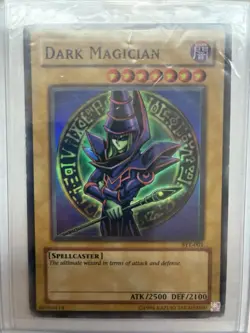 Dark Magician SYE-001 Super Rare Unlimited Edition HP/DMG Yu-Gi-Oh! Card - Image 1