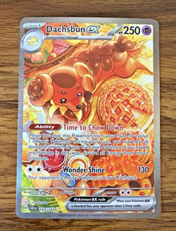 Pokemon - Dachsbun ex 169/142 Stellar Crown SIR Special Illustration Rare Card - Image 1