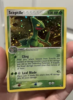 Pokemon Sceptile Holo POP Series 1 NM 004/017 Pokemon Card - Image 1