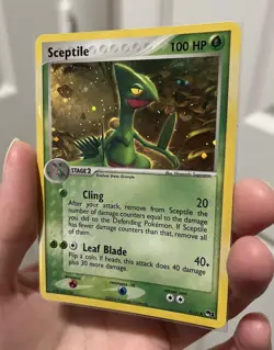 Pokemon Sceptile Holo POP Series 1 NM 004/017 Pokemon Card - Image 2