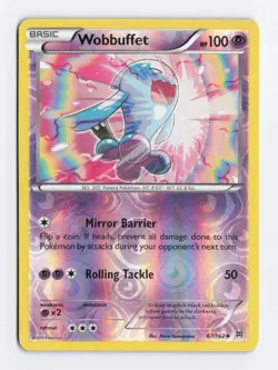 Wobbuffet 67/162 Reverse Holo Uncommon XY BREAKthrough Pokemon Card LP - Image 1